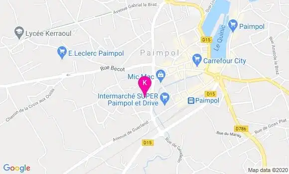 Localisation Yves Paindestre
