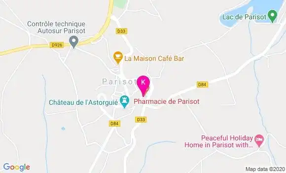 Localisation Pauline Grare