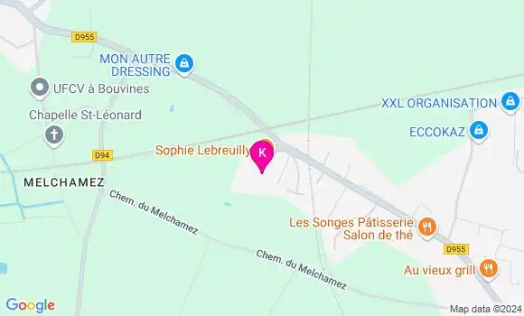 Localisation Coralie Jacquart