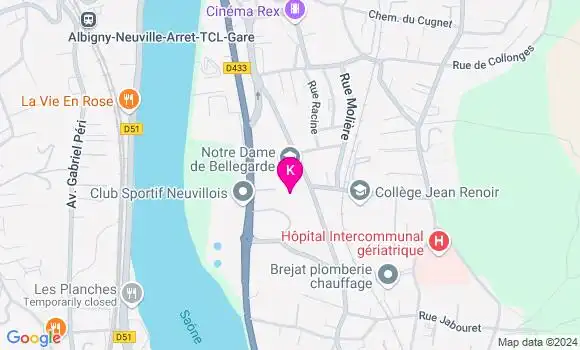 Localisation Sophie Frederic
