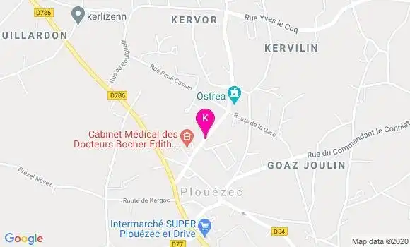 Localisation Adeline Thoraval