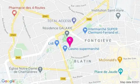 Localisation Caroline Da Silva Perie