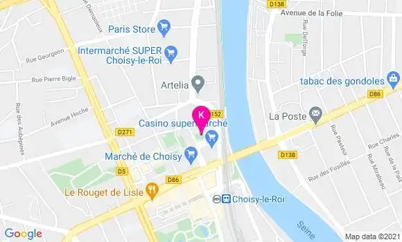 Localisation Carolina Martin Fernandez