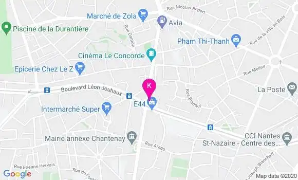 Localisation Claire Baudu