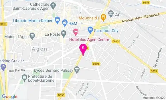 Localisation Agathe Medard