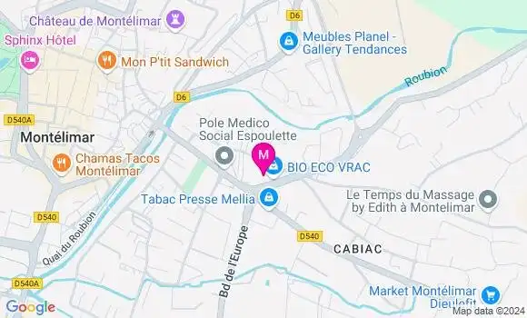 Localisation Berenice Gendre