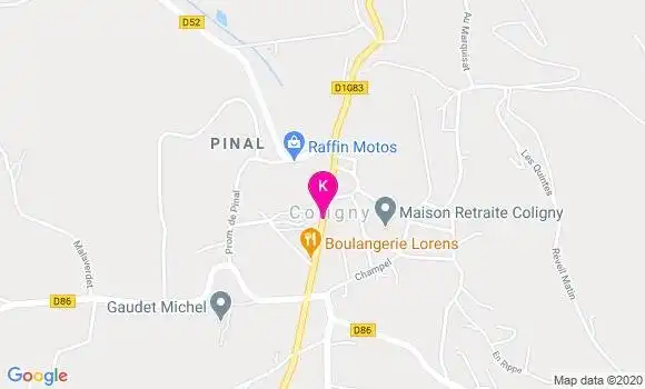 Localisation Guy Cuminet
