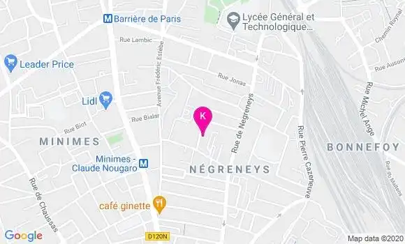 Localisation Alain Tabert