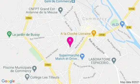 Localisation Thierry Perard