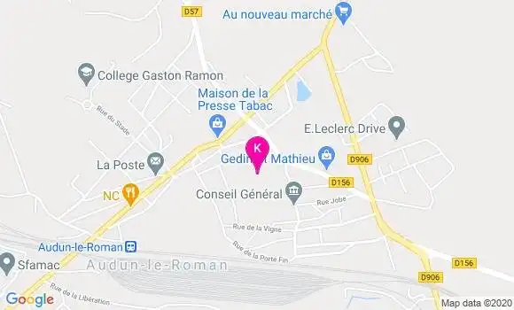 Localisation Angelique Dieudonne Leonard
