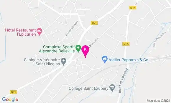 Localisation Sibylle Robert