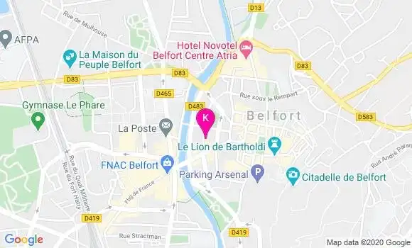 Localisation Franck Bernard
