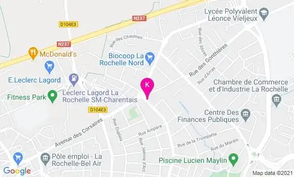 Localisation Guillaume Cottard