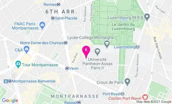 Localisation Lucie Thiebot