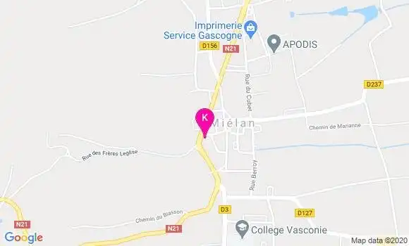 Localisation Jean Marie Mailhes