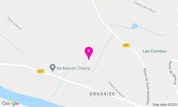 Localisation Maguy Cervero