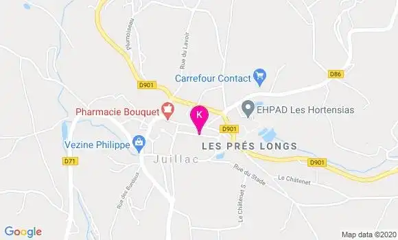 Localisation Jean Louis Astorg