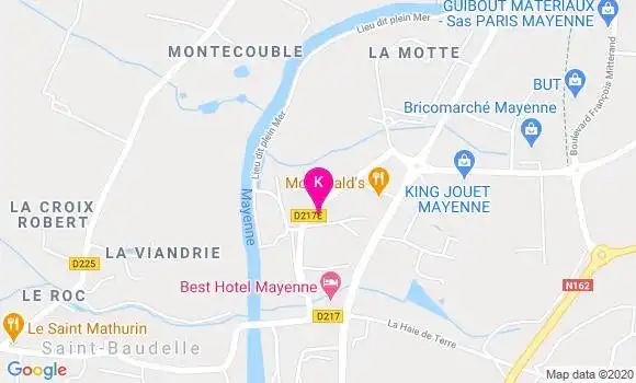 Localisation Alexandre Giard