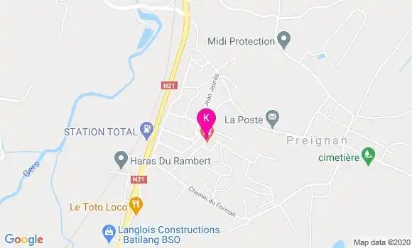 Localisation Philippe De Sa