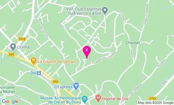Localisation Clotilde Dupuy