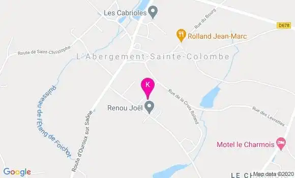 Localisation Myriam Laligant
