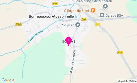 Localisation Nathalie Audry