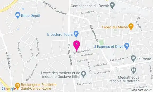 Localisation Sandrine Langlois Mayet
