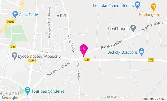 Localisation Tiphaine Caubet