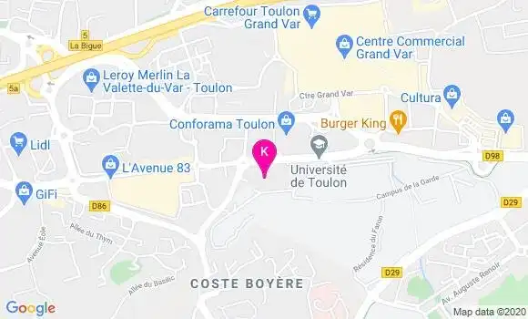 Localisation Anthony Bourrel