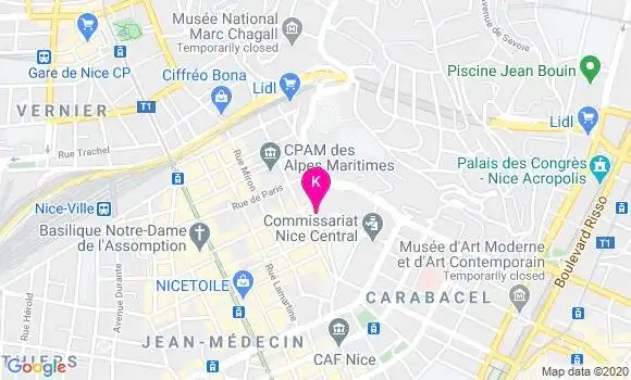 Localisation Manon Fabre