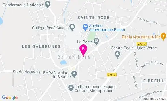 Localisation Elodie Queverdo