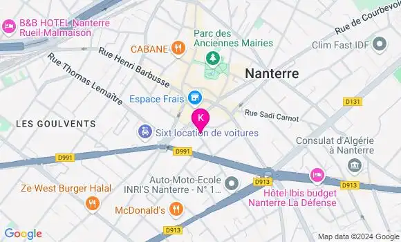 Localisation Elisabeth Leroy Sauter
