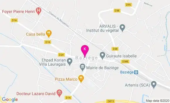 Localisation Julie Sarrat