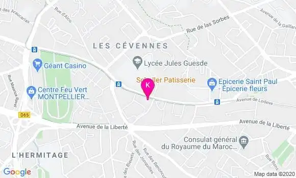 Localisation Mathilde Loubiere