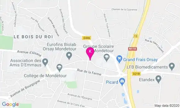 Localisation Anne Laugier