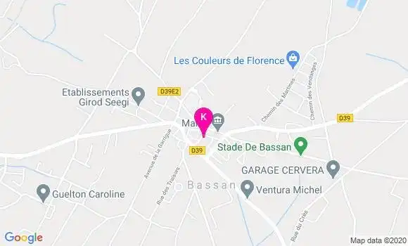 Localisation Isabelle Toussaint