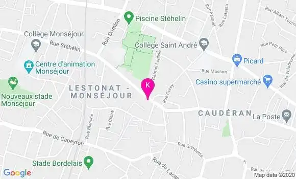 Localisation Claudia Gaujard
