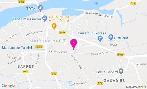 Localisation Marie Julie Valiere