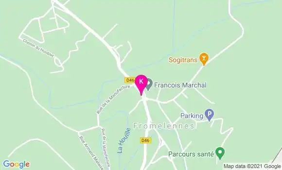 Localisation Francois Toussaint