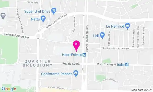 Localisation Virginie Berthelot