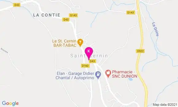 Localisation Therese Claux
