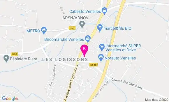 Localisation Chantal Lemaistre Pradelles