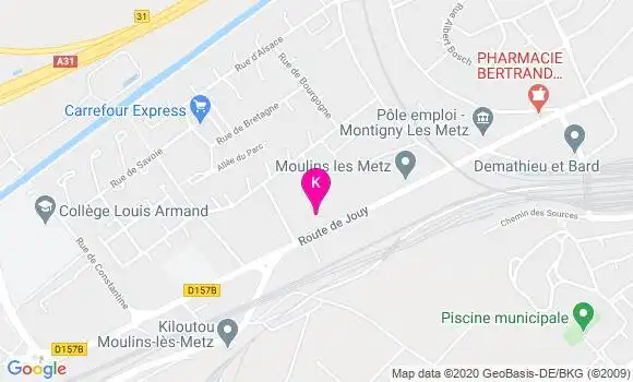 Localisation Olivia Huet Klein