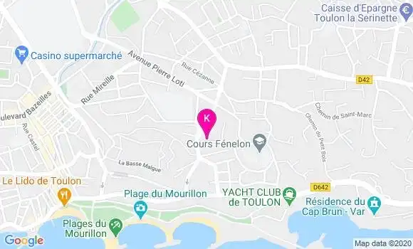 Localisation Laurent Tourette