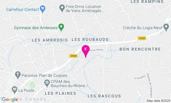 Localisation Muriel Tourron