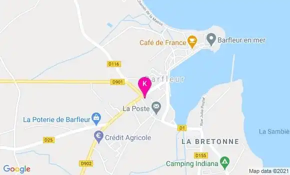 Localisation Amandine Mache