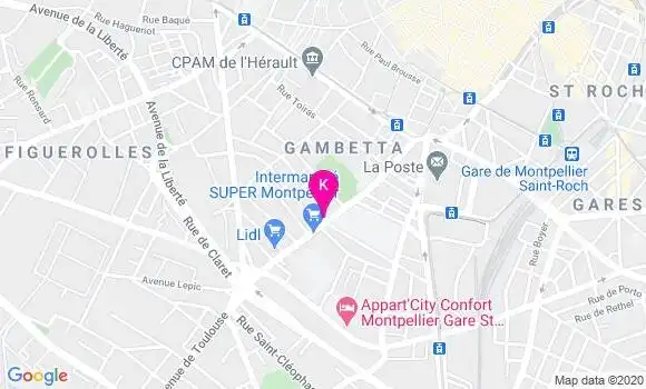 Localisation Amandine Gutierrez