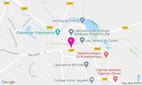 Localisation Marie Lechaux