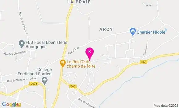 Localisation Sabine Debain