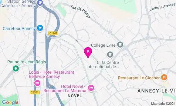 Localisation Agathe Aubry